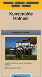 Mobile Screenshot of kunstmuehle.de